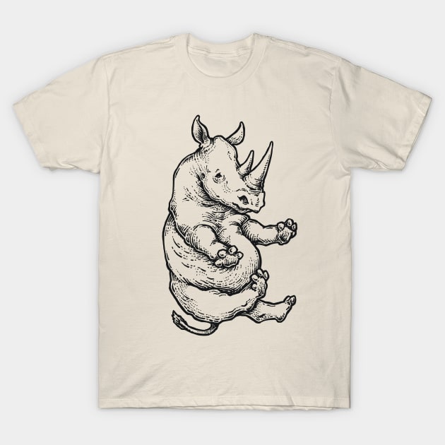 A Levity of Animals: The Horns of a Dilemma T-Shirt by calebfaires